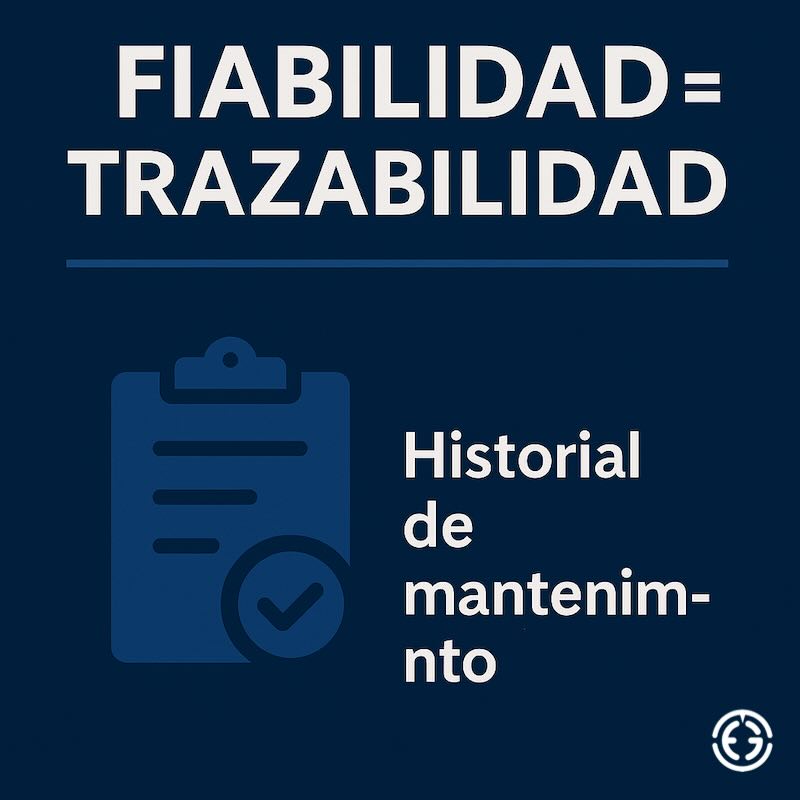 Historial de mantenimiento: trazabilidad = fiabilidad